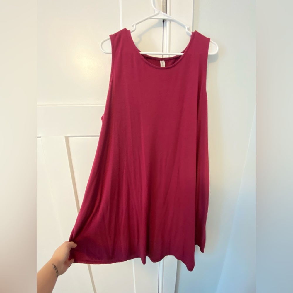 Tank top dress with pockets!